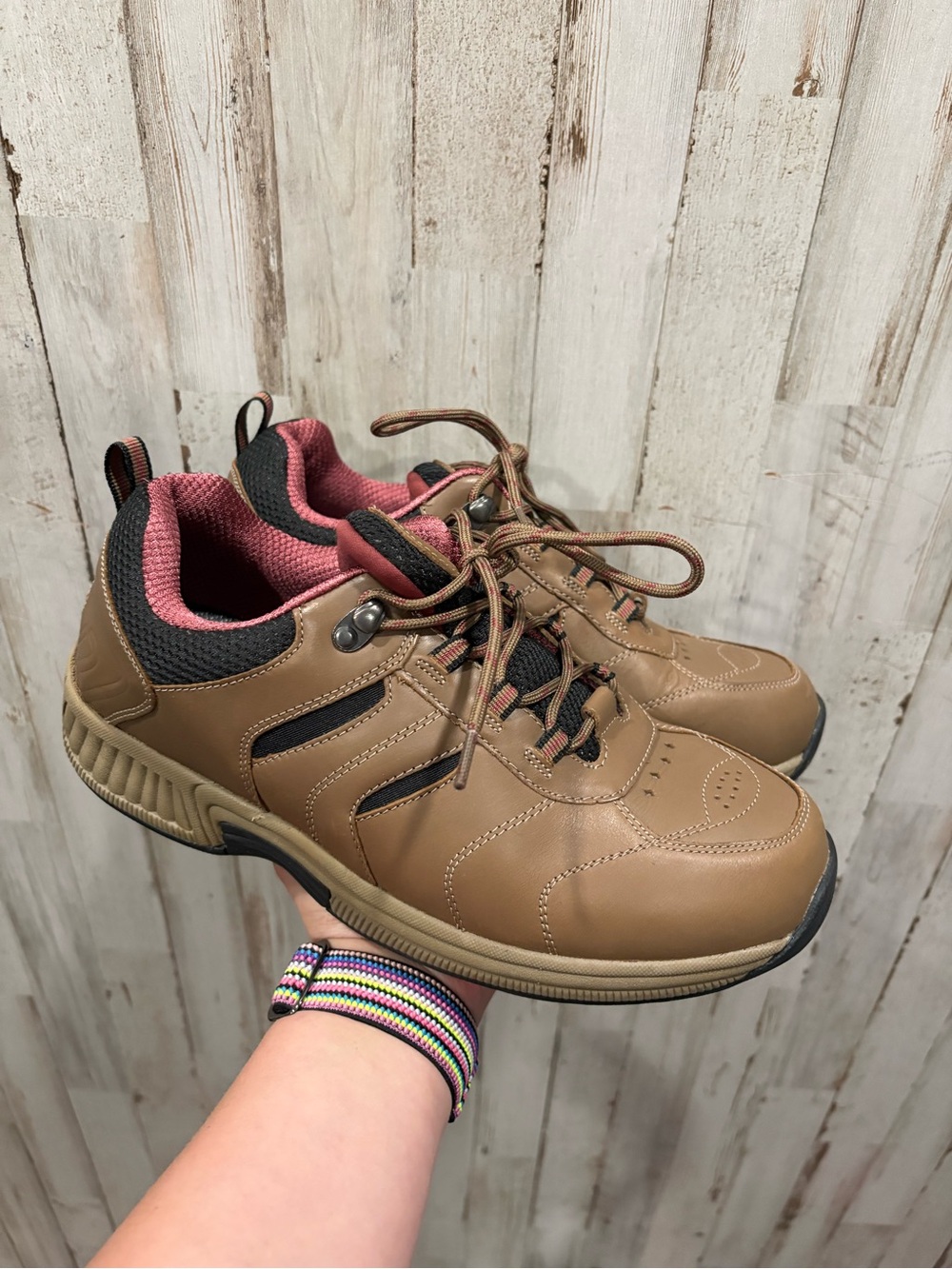 Orthofeet 944 Biofit Orthopedic Sonoma Brown Leather Shoes Women’s 9 XWide 2E